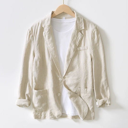 Pure Linen Casual Blazer