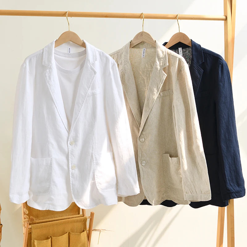 Pure Linen Casual Blazer