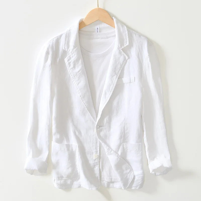 Pure Linen Casual Blazer